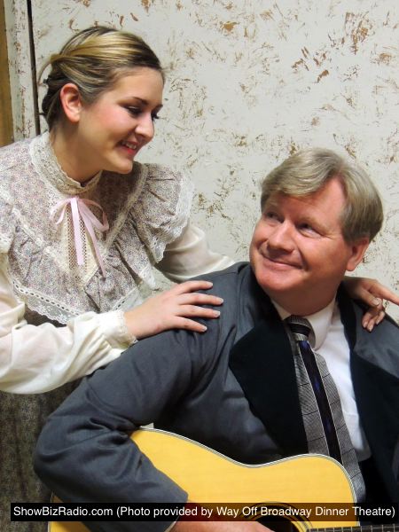 Melissa Ann Martin as Maria and Steve Steele as Captain von Trapp