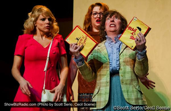 Rebekah Latshaw (Doralee), Jayne Lewis (Judy) and Marji Eldreth (Violet)